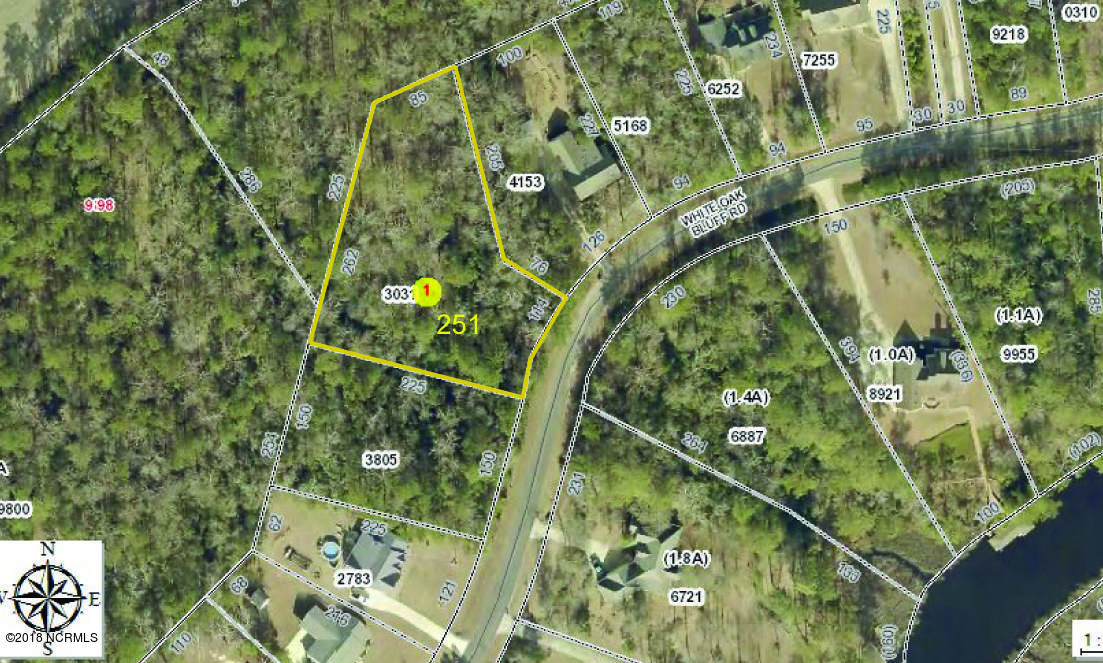 251 White Oak Bluff Road Stella, NC 28582 - Photo 8 of 31 Aerial Map - 251