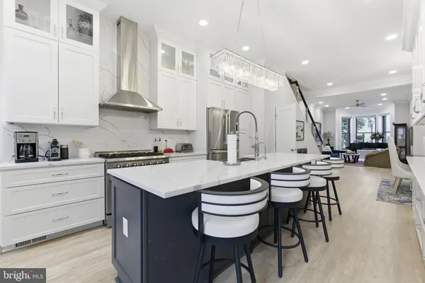 a bedroom with a bed and a desk