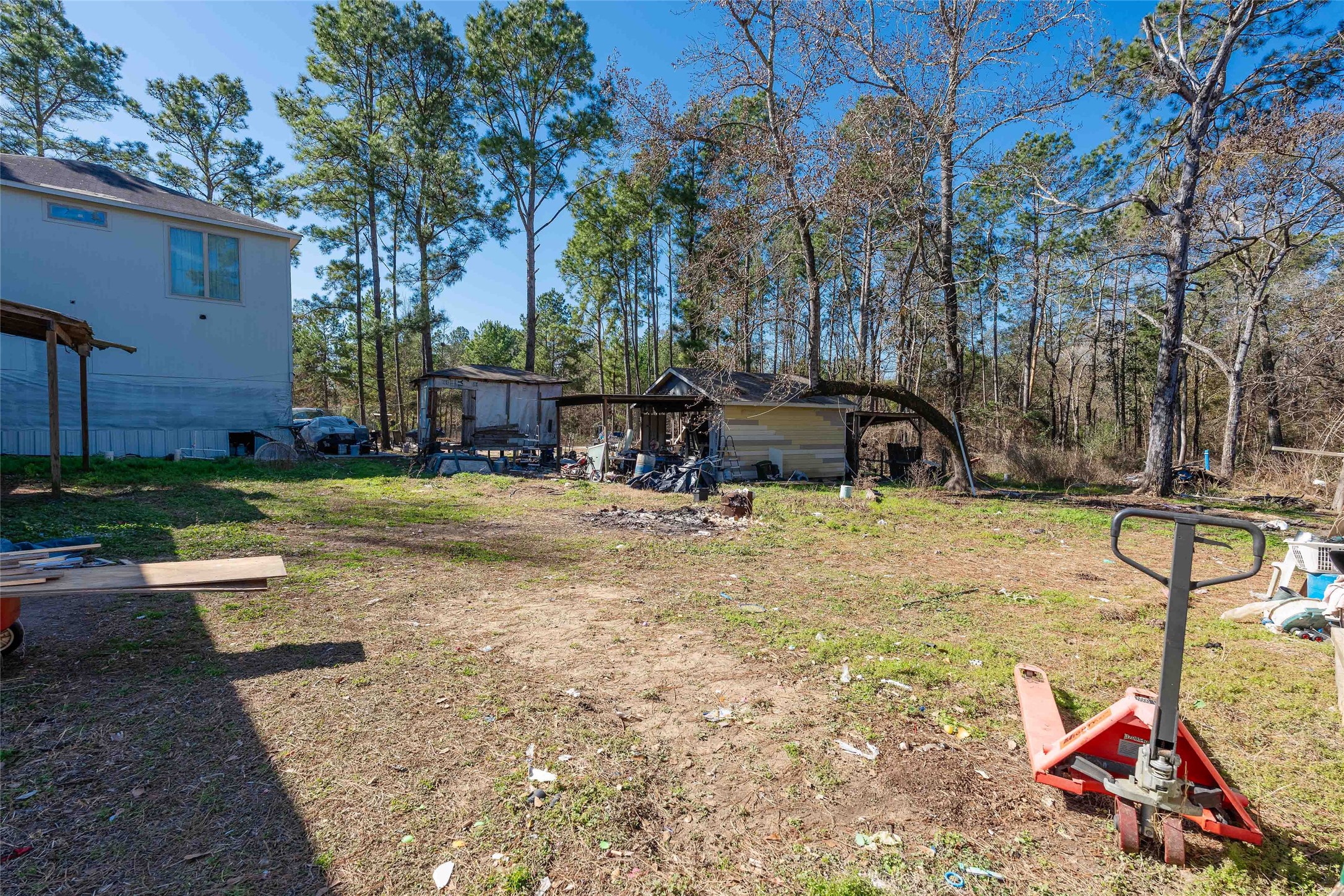 11 Seth Cleveland, TX 77328 - Photo 40 of 50 a view of backyard with swimming pool