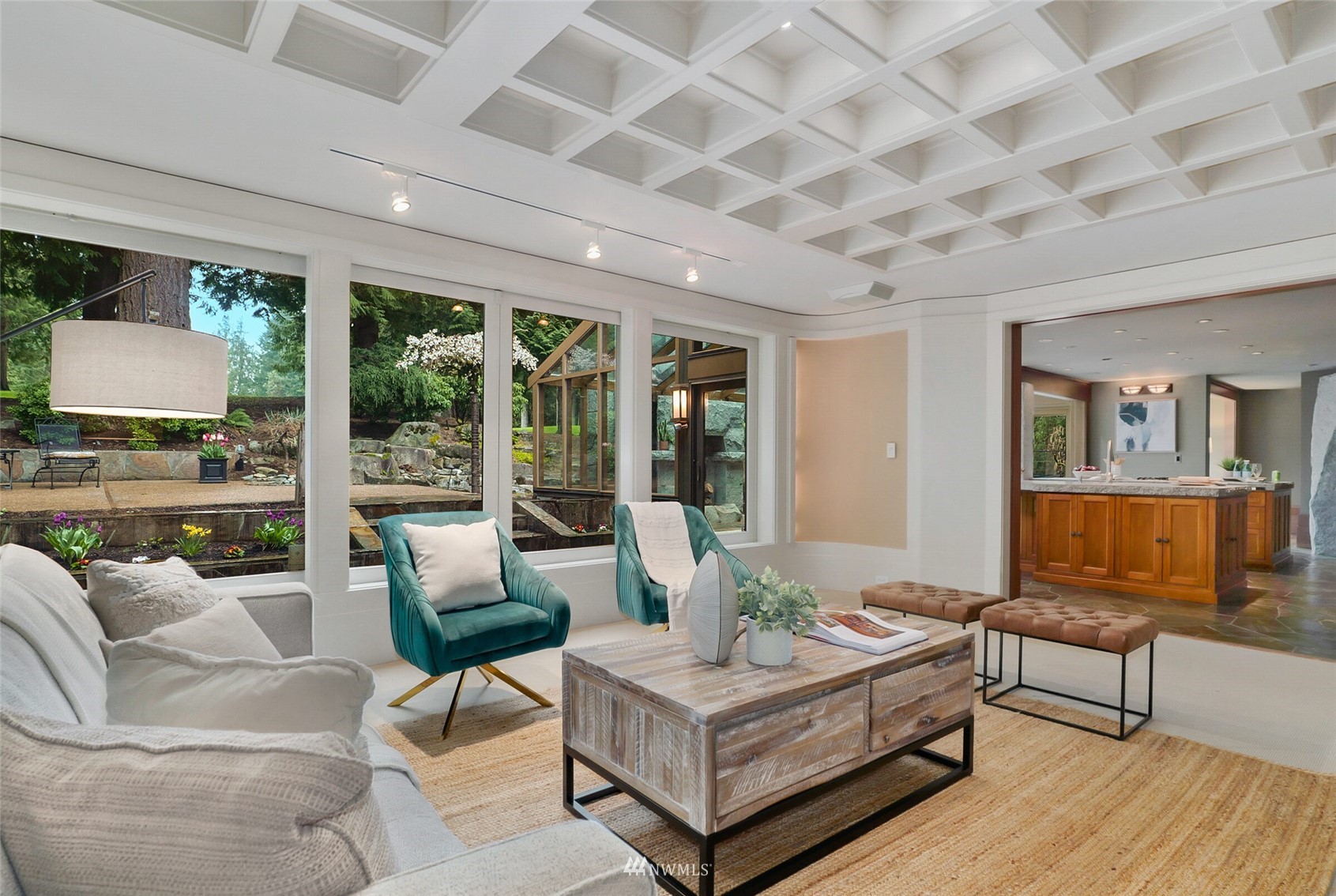 2315 216th Place Northeast Sammamish, WA 98074 - Photo 15 of 38 a living room with furniture and floor to ceiling windows