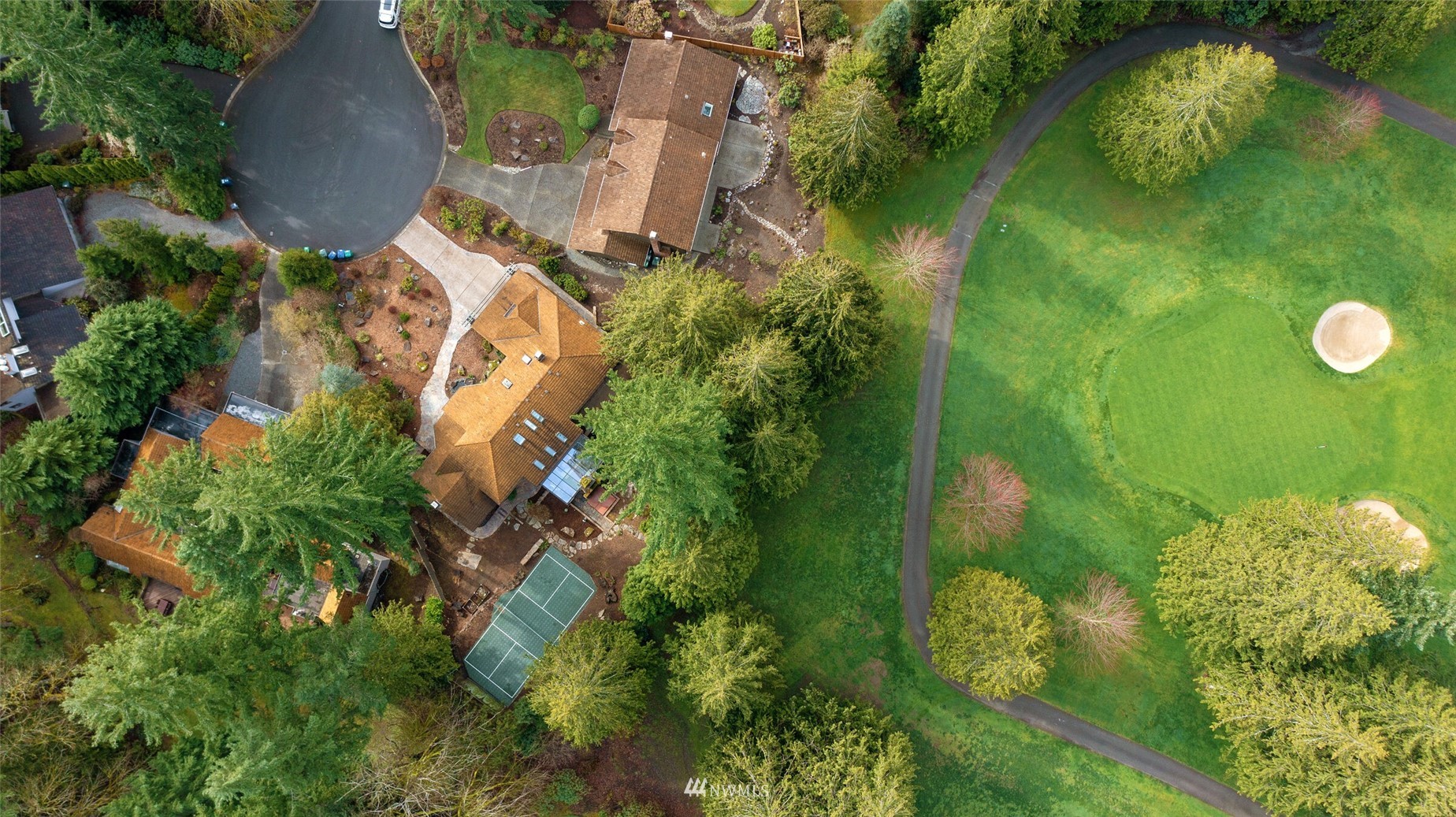 2315 216th Place Northeast Sammamish, WA 98074 - Photo 37 of 38 an aerial view of a residential houses with outdoor space and trees all around