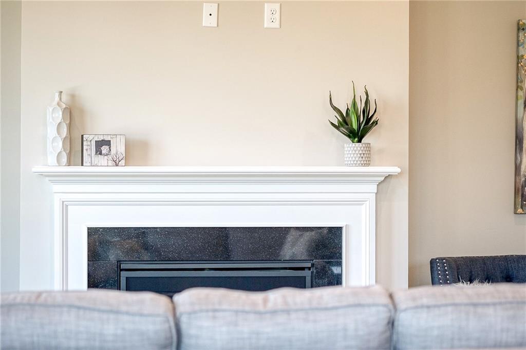 103 Ridge Line Drive Apollo, PA 15613 - Photo 37 of 39 a living room with a fireplace and potted plant