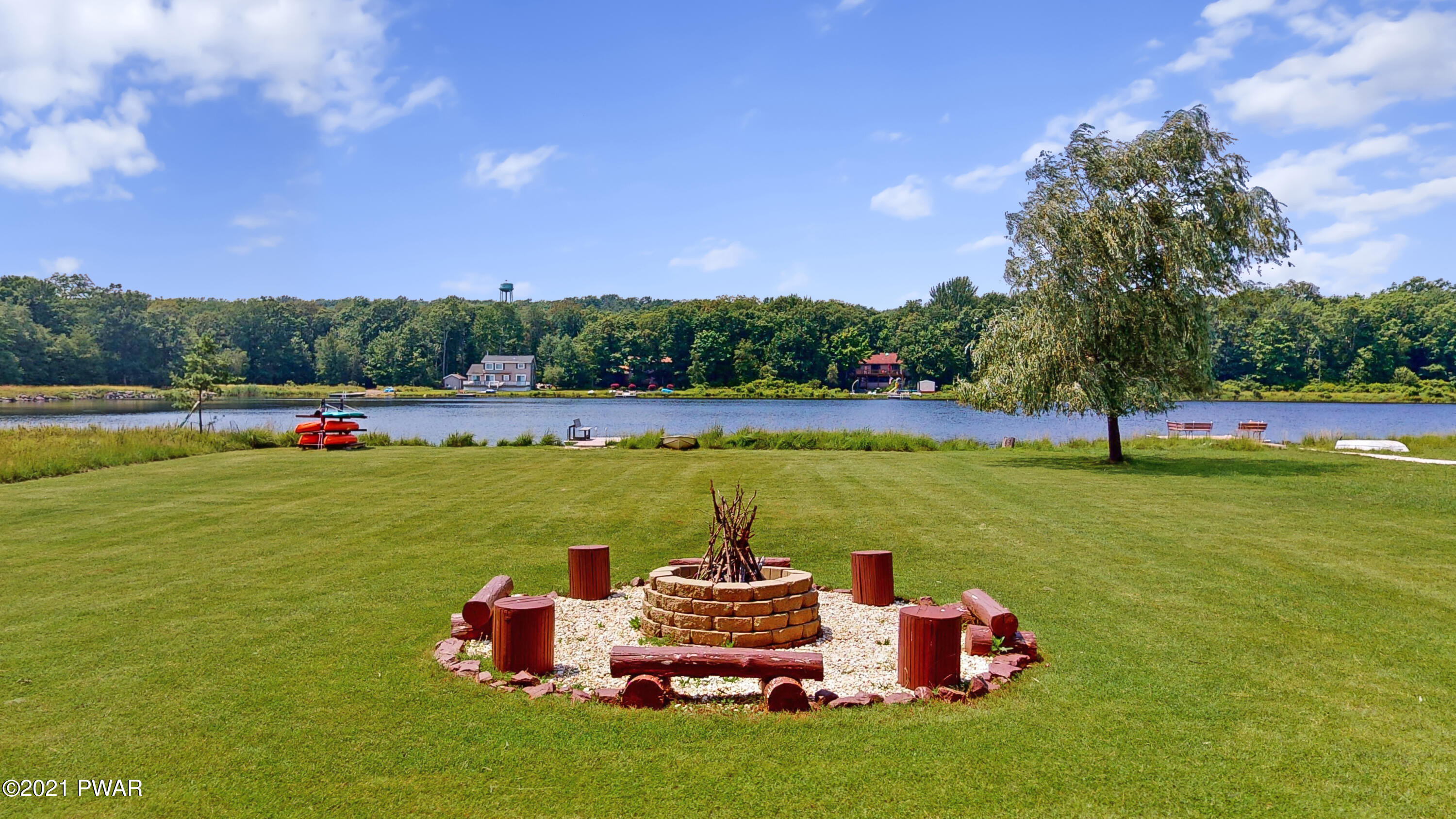 116 Northwood Road Dingmans Ferry, PA 18328 - Photo 6 of 87 FEATURE PHOTO: FIREPIT