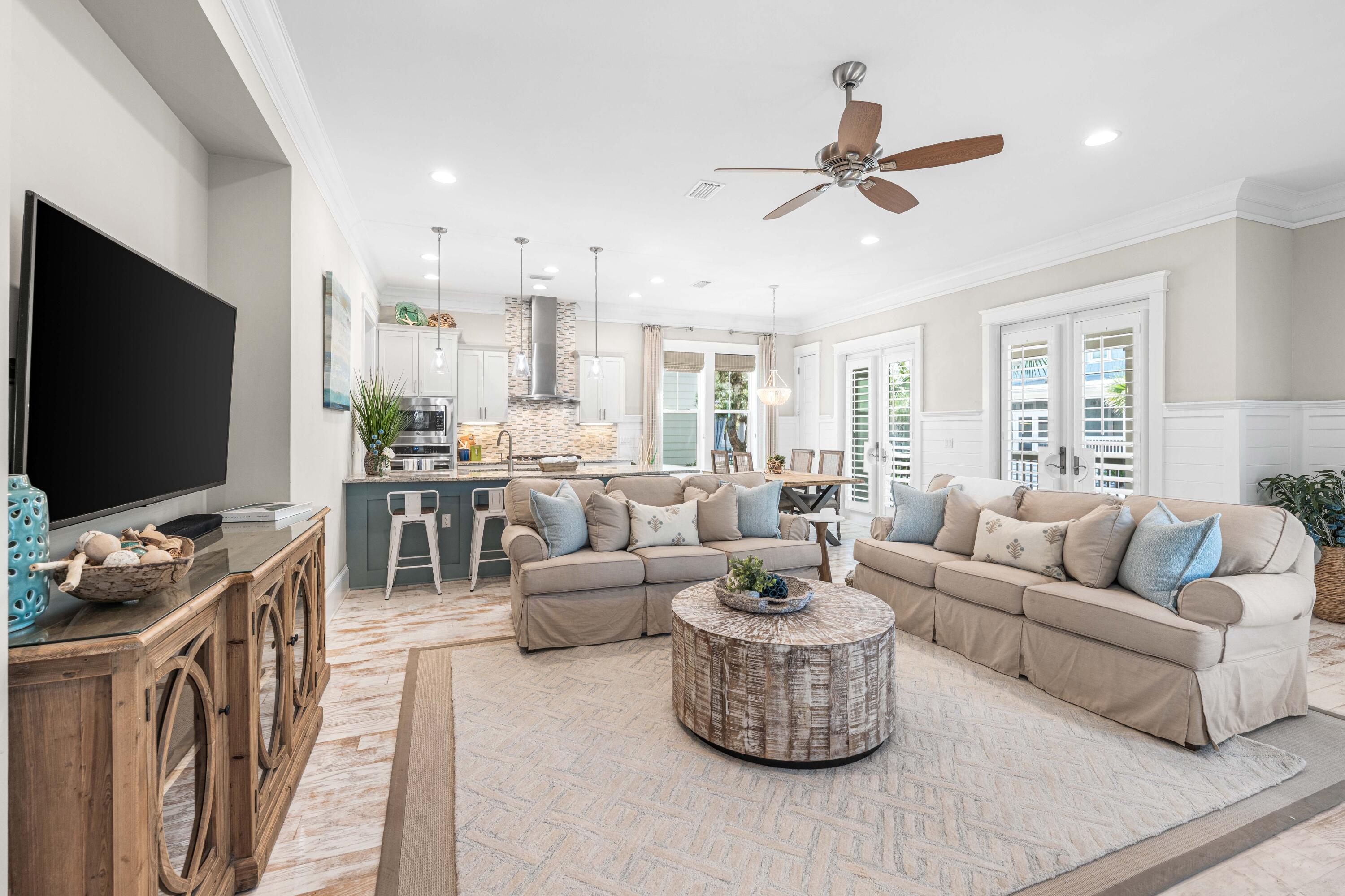 27 Federal Street Inlet Beach, FL 32461 - Photo 12 of 74 a living room with furniture and a flat screen tv