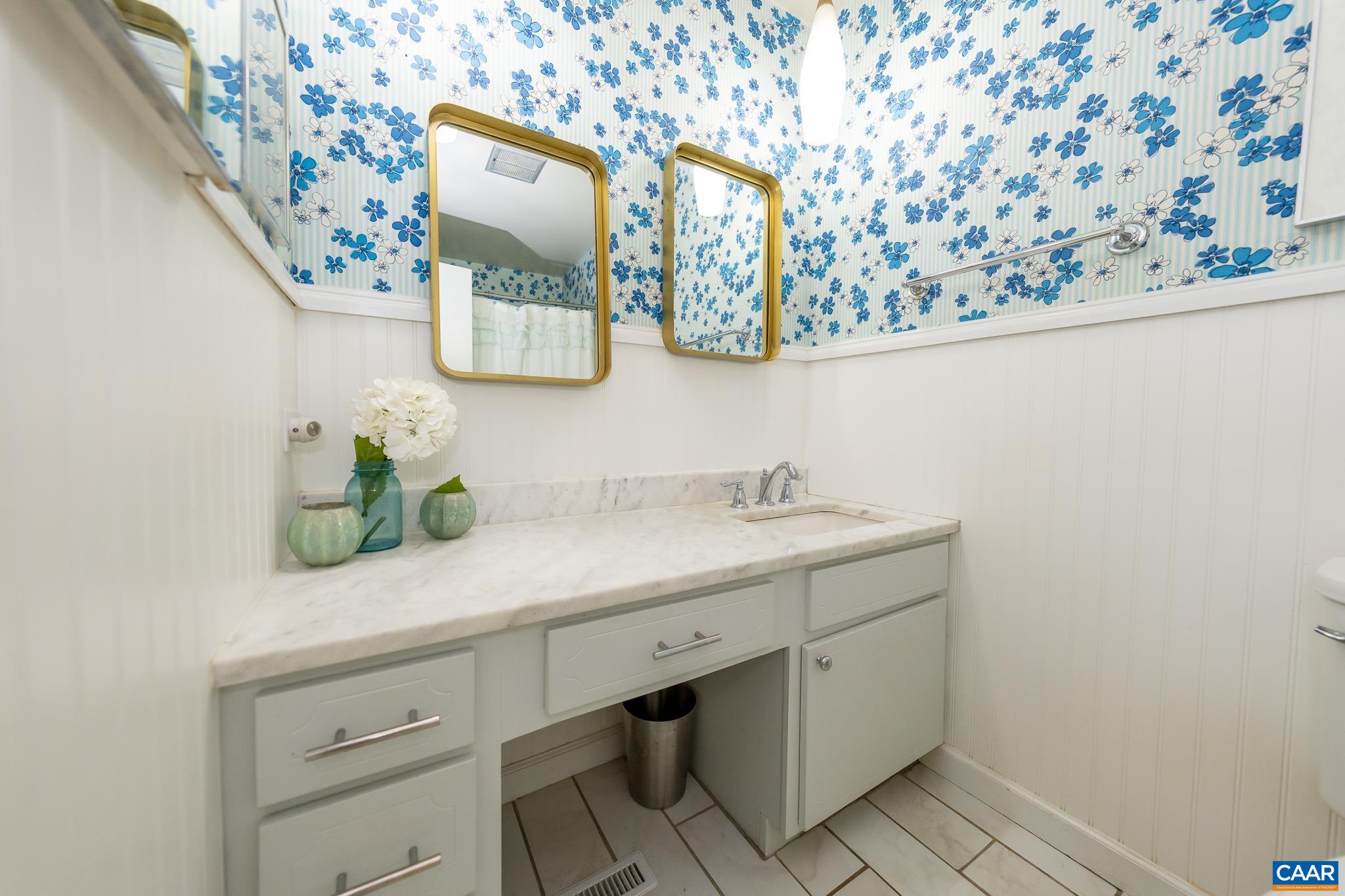 723 Village Road Charlottesville, VA 22903 - Photo 26 of 51 a bathroom with a sink and a mirror