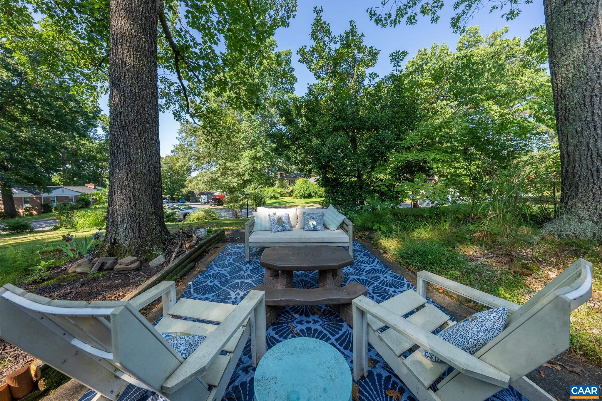 723 Village Road Charlottesville, VA 22903 - Photo 6 of 51 a view of a table and chairs in the patio