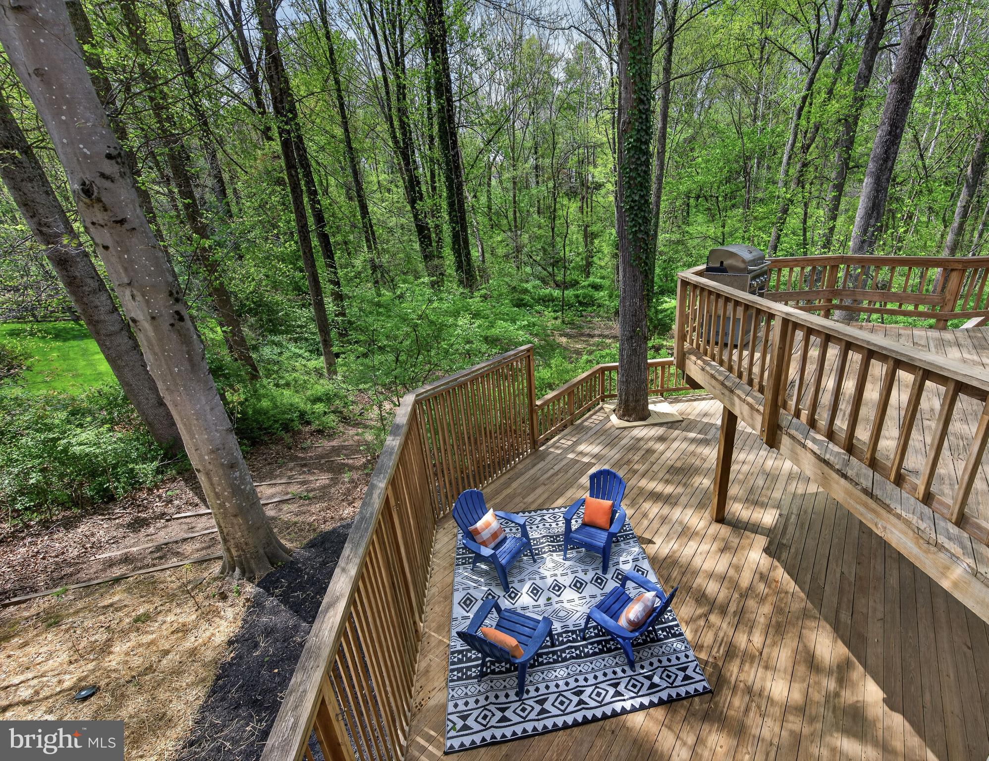 2906 Oakton Ridge Circle Oakton, VA 22124 - Photo 38 of 42 a view from deck having patio