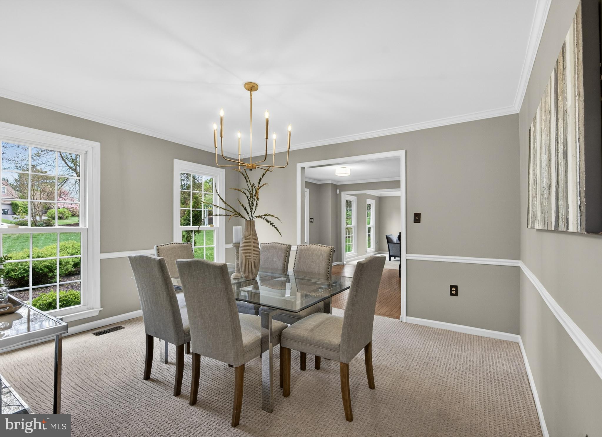2906 Oakton Ridge Circle Oakton, VA 22124 - Photo 7 of 42 a view of a dining room with furniture window and outside view