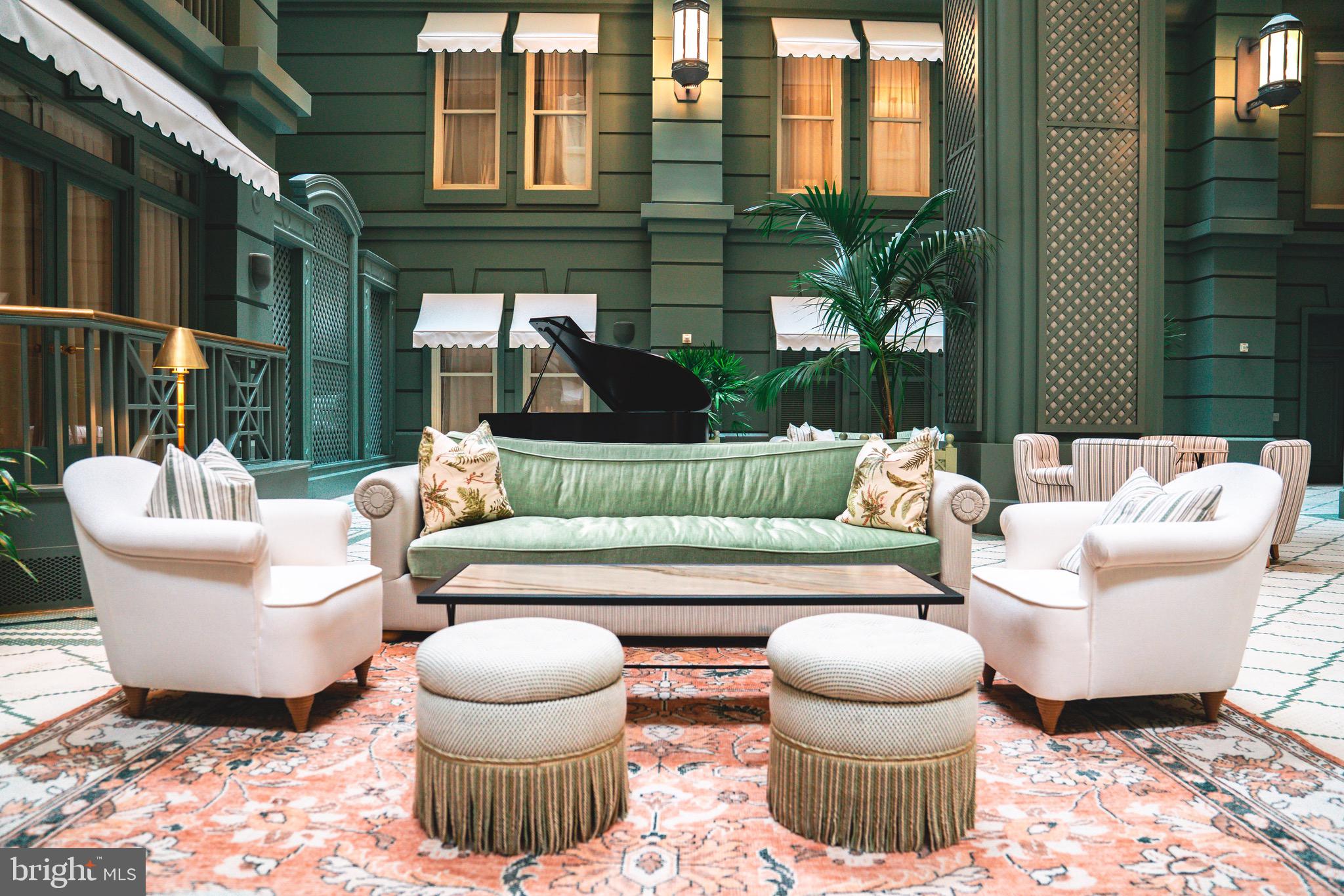 200 South Broad Street, Unit 1015 Philadelphia, PA 19102 - Photo 21 of 48 a view of a patio with couches chairs and potted plants