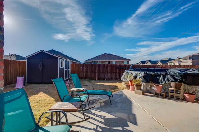a outdoor space with patio lots of furniture