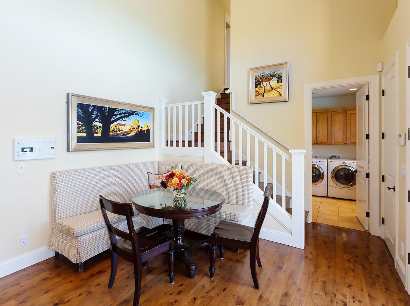 595 Day Valley Road Aptos, CA 95003 - Photo 26 of 37 a dining room with furniture and wooden floor