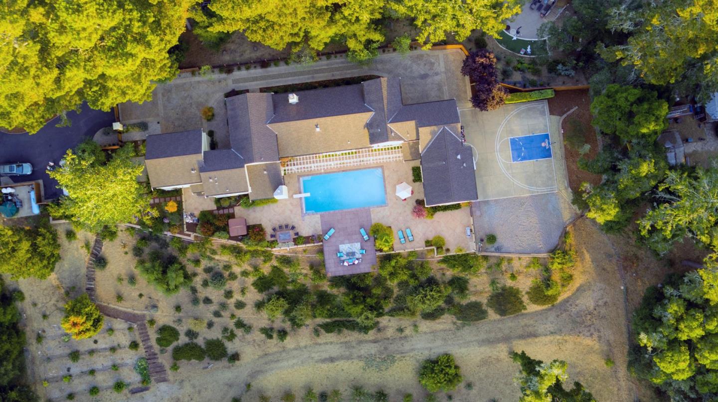 595 Day Valley Road Aptos, CA 95003 - Photo 37 of 37 an aerial view of residential houses with outdoor space