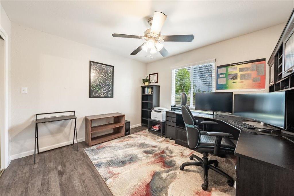 14066 Skyview Road Madera, CA 93636 - Photo 23 of 42 a view of a workspace with furniture and a window