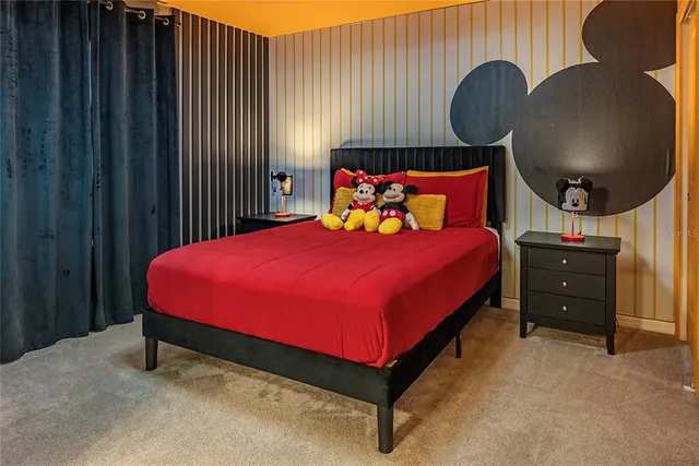 a view of a chairs and tables in a patio