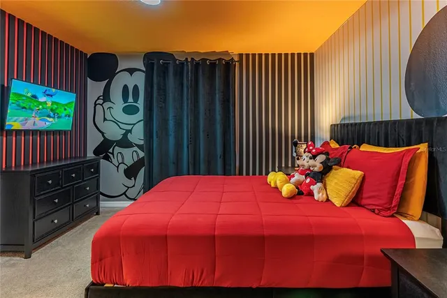 a view of swimming pool with outdoor seating