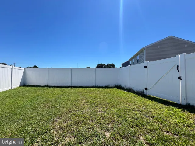 a backyard of a house