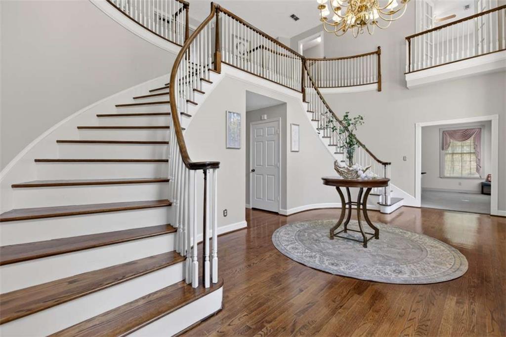 3035 Mt Zion Road Oxford, GA 30054 - Photo 21 of 99 a view of entryway and hall with wooden floor