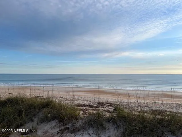 a view of an ocean and beach
