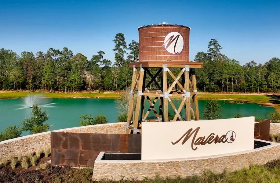 16193 Sepia Manor Street Conroe, TX 77302 - Photo 10 of 19 a sign that is on the side of the park