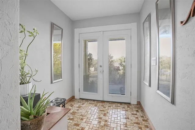 a view of a entryway