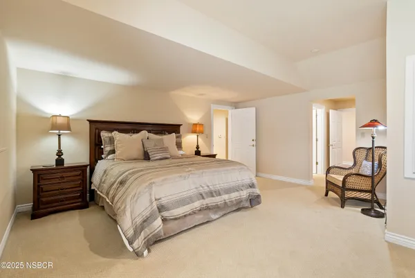 a view of a lake with houses