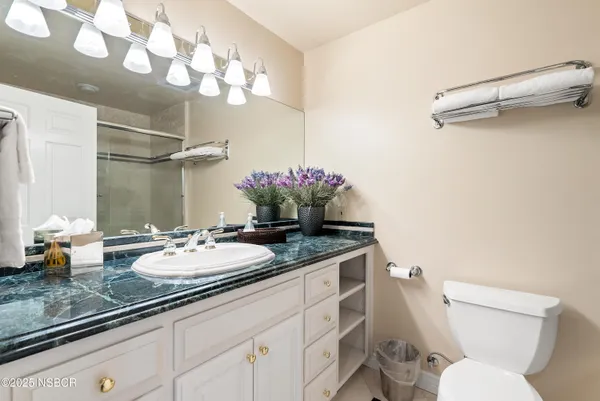 a view of a lake with a mountain