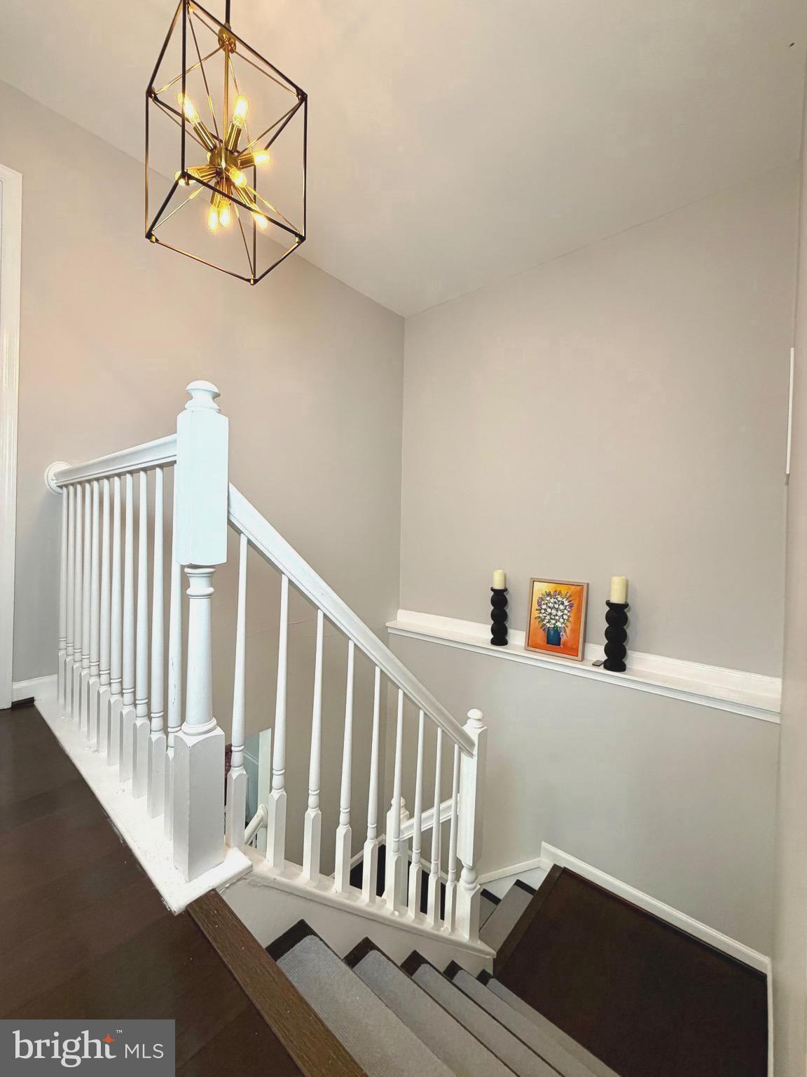 7108 Wheeling Way Gainesville, VA 20155 - Photo 37 of 45 a view of staircase with white walls