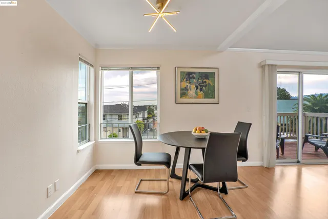 a workspace with furniture window and outside view