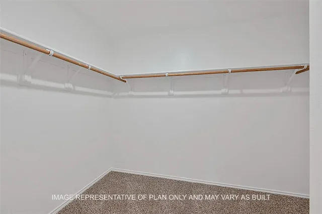 a view of small space with racks on the wall