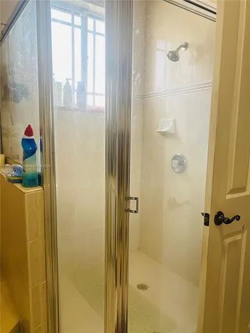 a view of a backyard with a garden