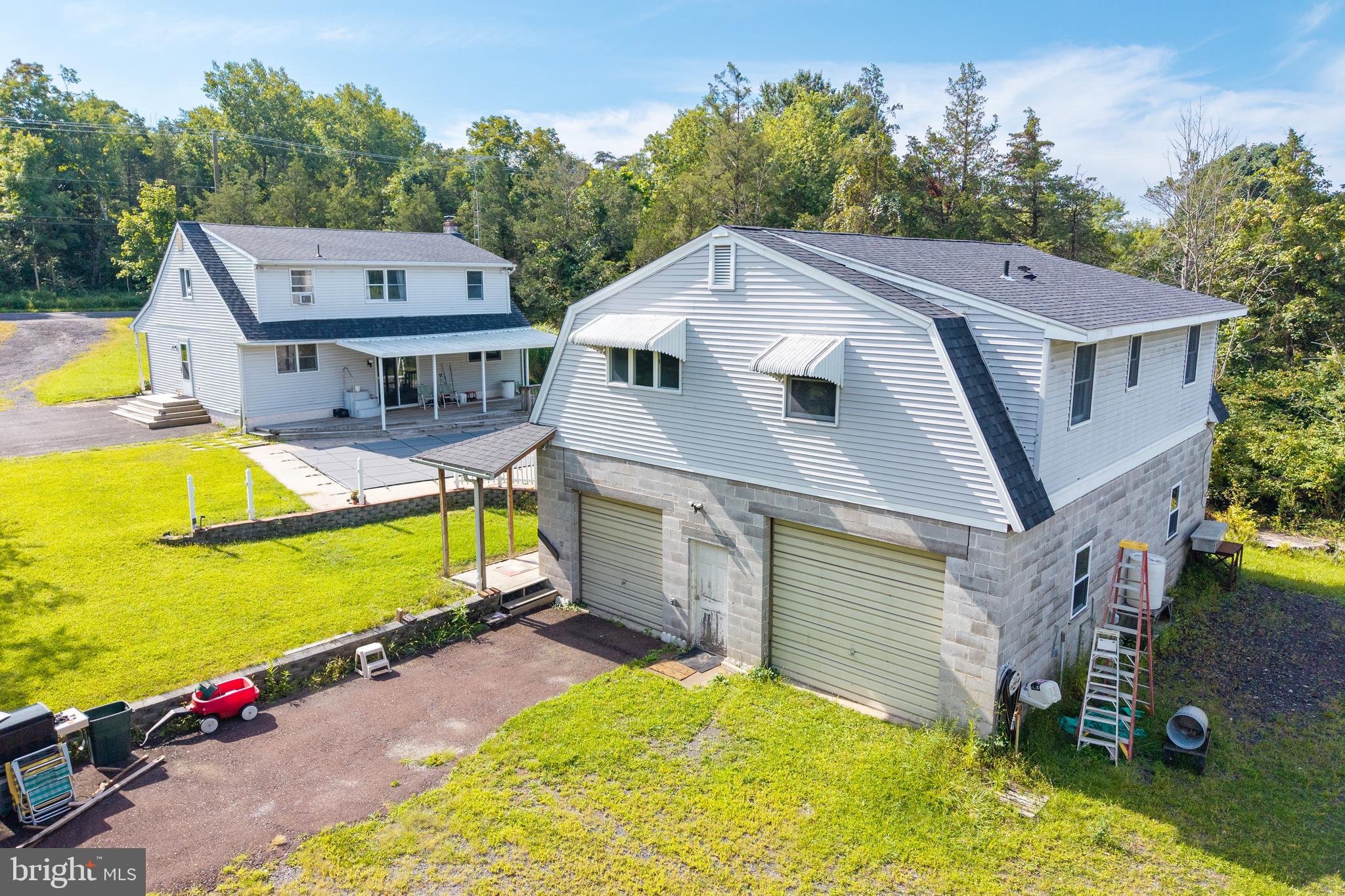 5509 Hoppenville Road Green Lane, PA 18054 - Photo 32 of 70 aerial view of a house with a yard