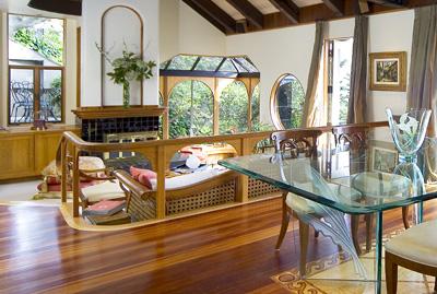 86 Prospect Avenue Sausalito, CA 94965 - Photo 4 of 9 a living room with furniture and a large window
