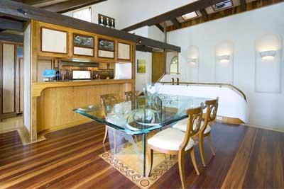 86 Prospect Avenue Sausalito, CA 94965 - Photo 6 of 9 a dining room with furniture and wooden floor