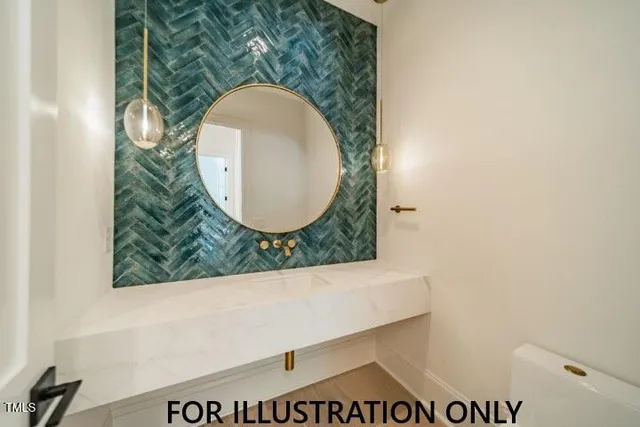 a view of a backyard with garden