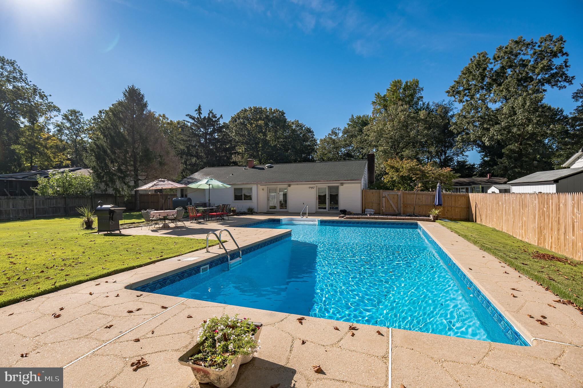 3695 Nile Road Davidsonville, MD 21035 - Photo 23 of 32 Pool Area Rear of House