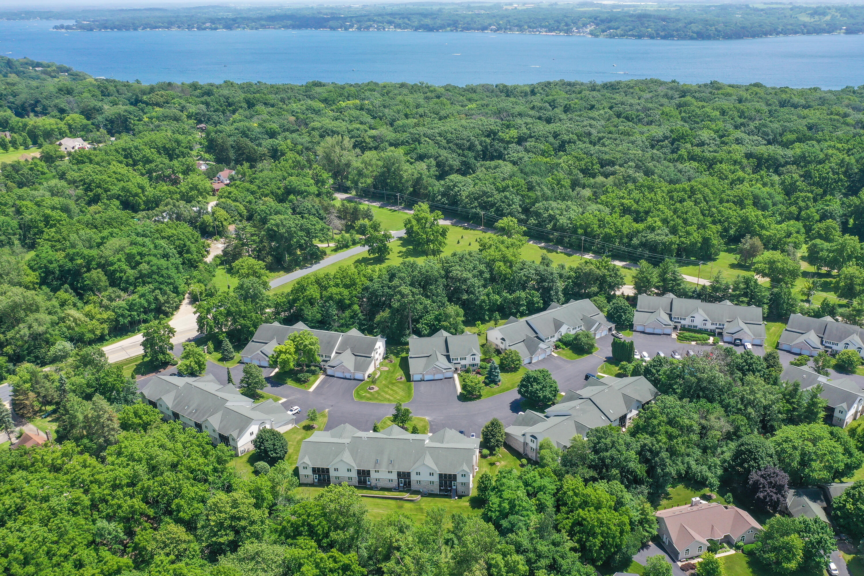 91 Potawatomi Road, Unit J4 Williams Bay, WI 53191 - Photo 29 of 33 Aerial View