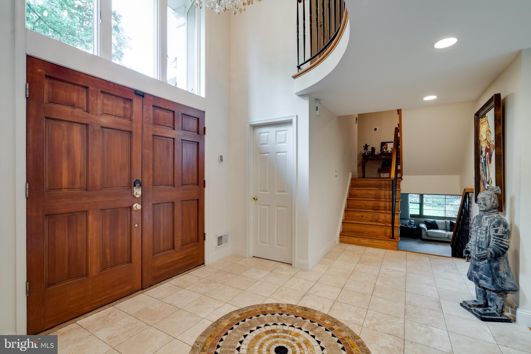 1501 Mt Pleasant Road Villanova, PA 19085 - Photo 6 of 49 a view of a entryway door with hallway and a livingroom
