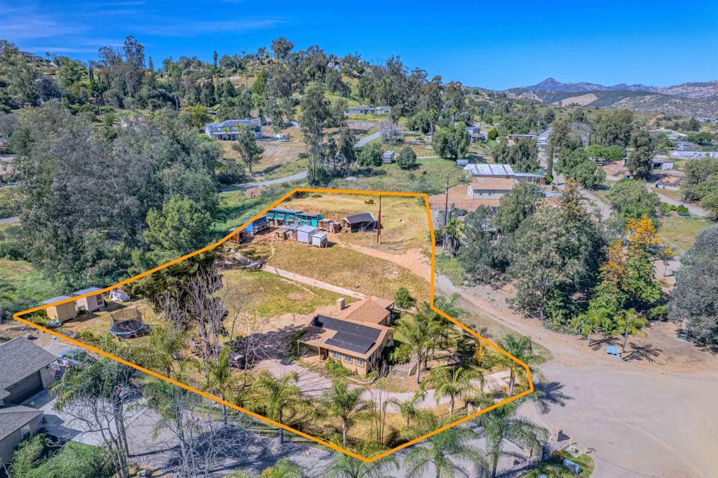 11977 Demi Lee Lane Lakeside, CA 92040 - Photo 22 of 22 an aerial view of a house with a yard