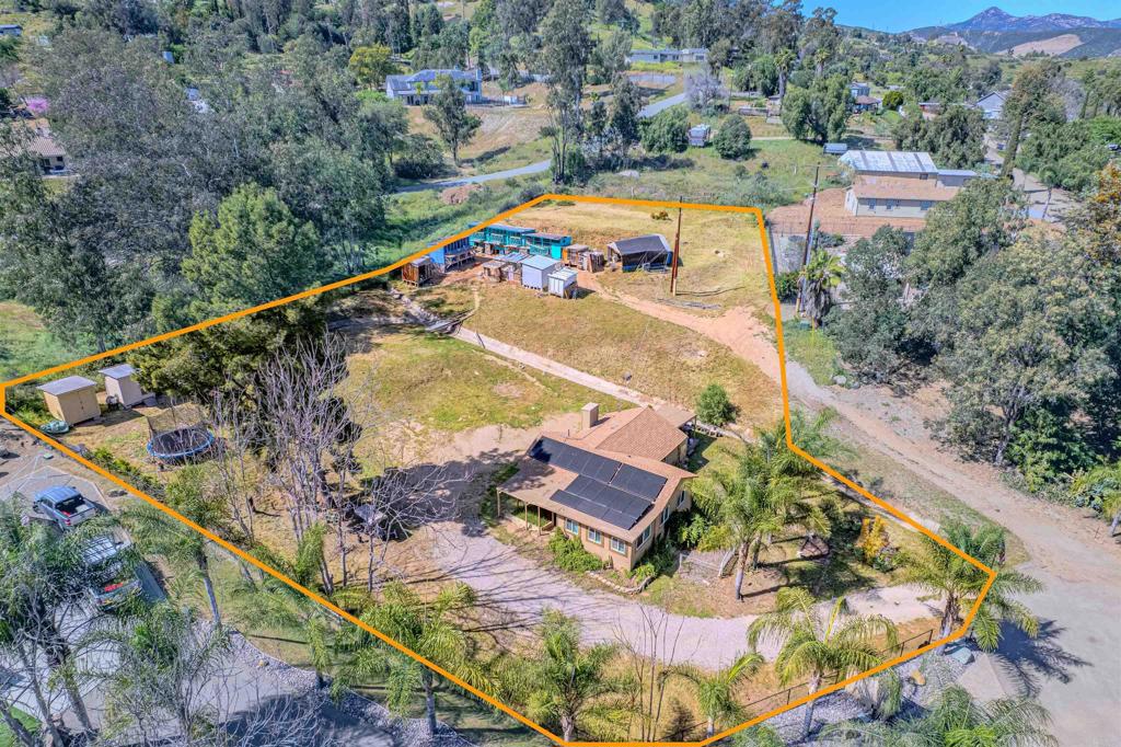 11977 Demi Lee Lane Lakeside, CA 92040 - Photo 5 of 22 an aerial view of house with a swimming pool yard and outdoor seating