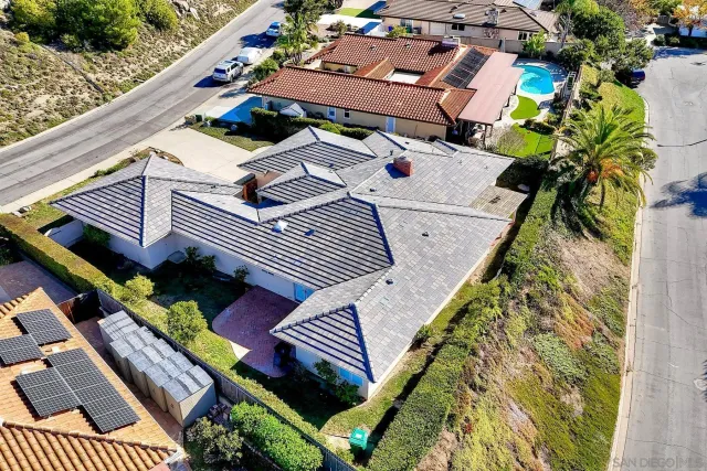 a view of balcony with wooden floor