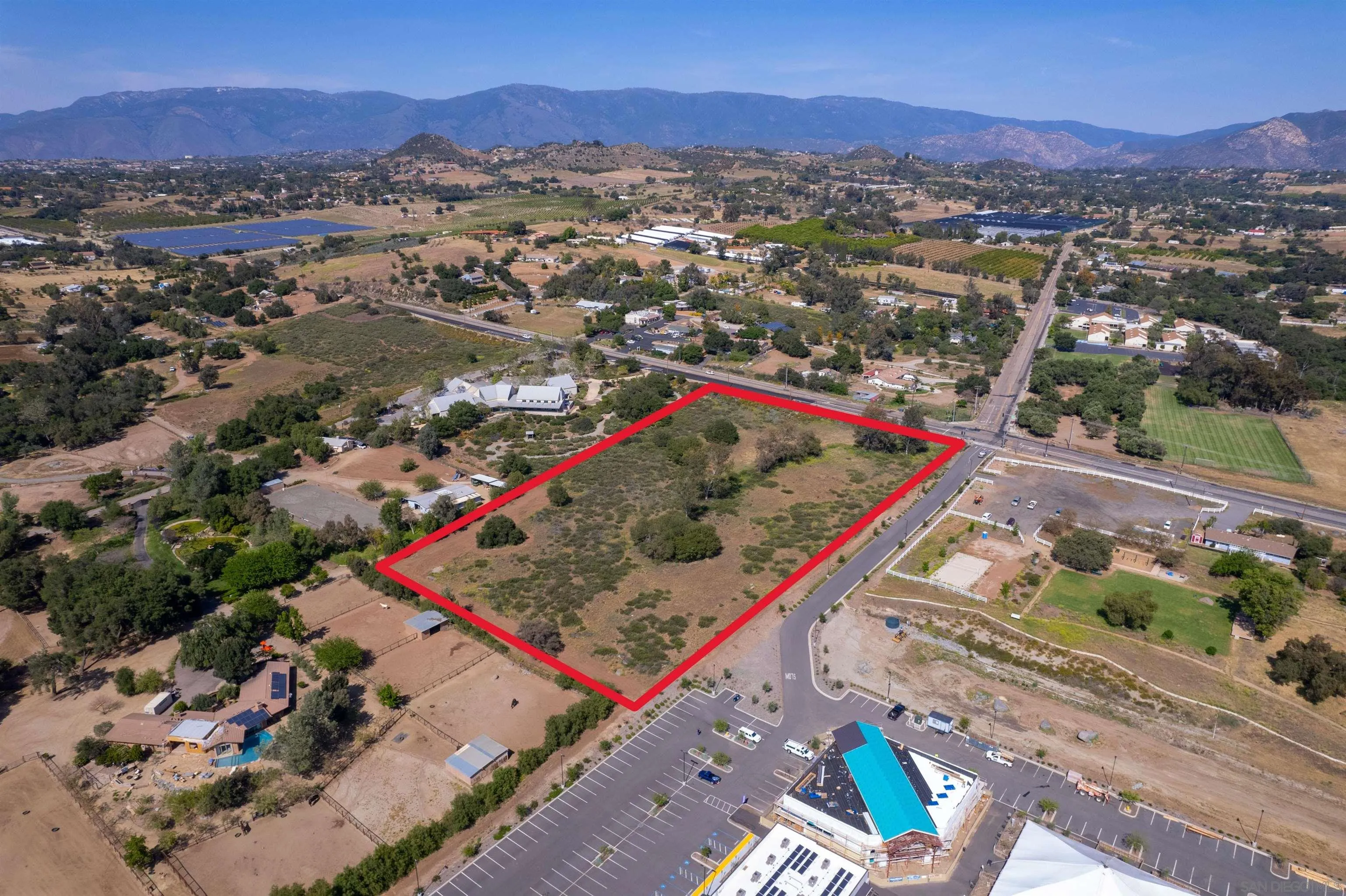 6.58-acres On Cole Grade Road Valley Center, CA 92082 - Photo 5 of 11 an aerial view of a house