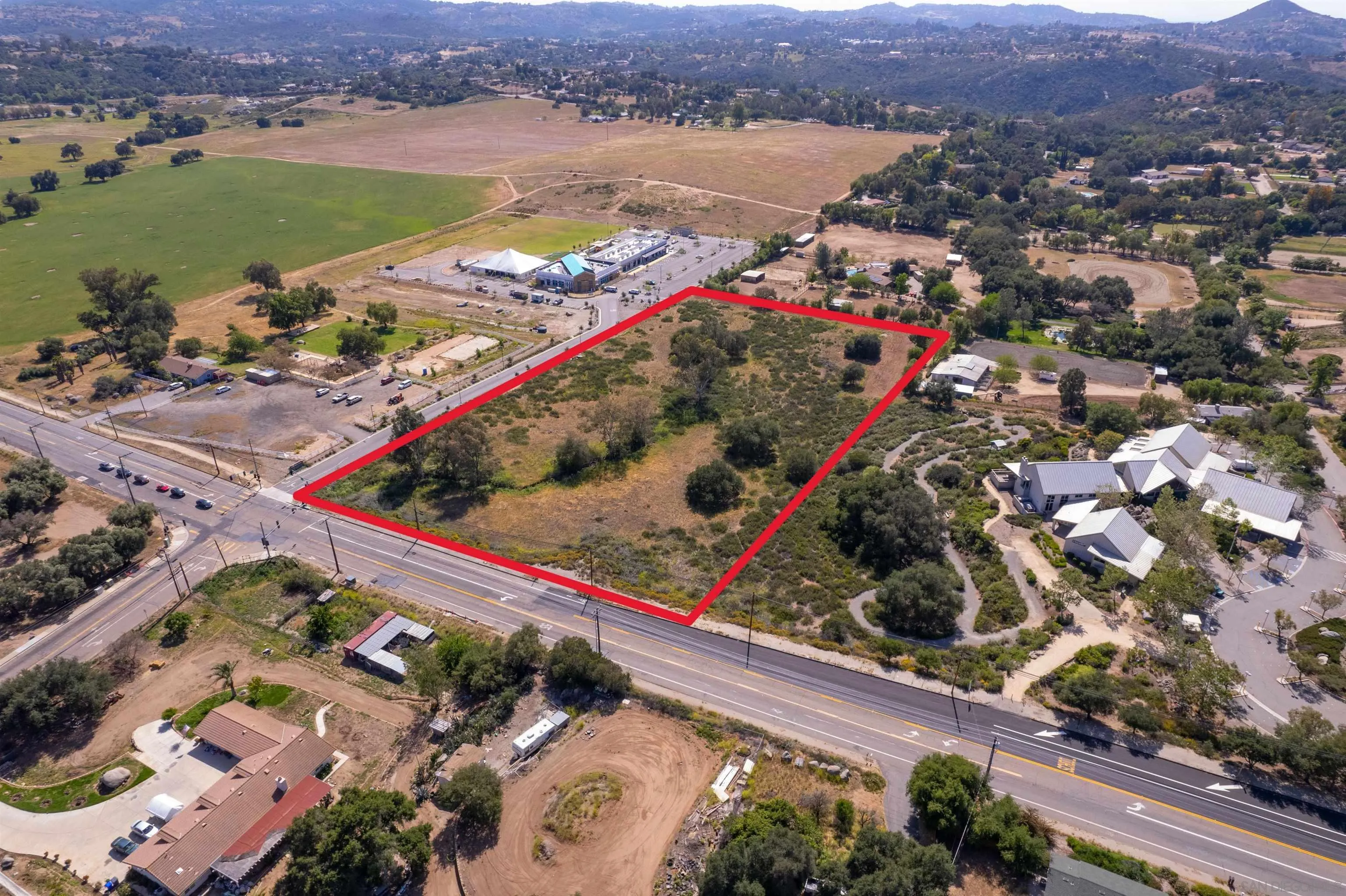 6.58-acres On Cole Grade Road Valley Center, CA 92082 - Photo 9 of 11 an aerial view of a city