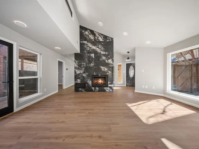 a view of a livingroom with a staircase