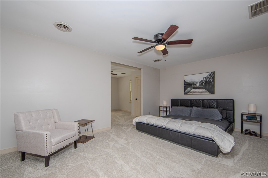 11360 Glendevon Road Chesterfield, VA 23838 - Photo 17 of 43 Primary bedroom with ample space, brand new carpet