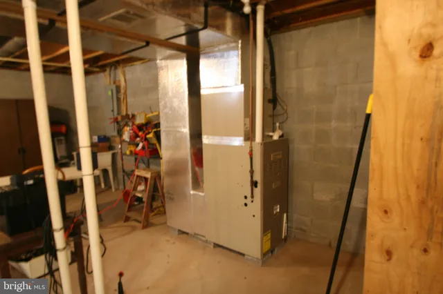 a view of a storage in a room