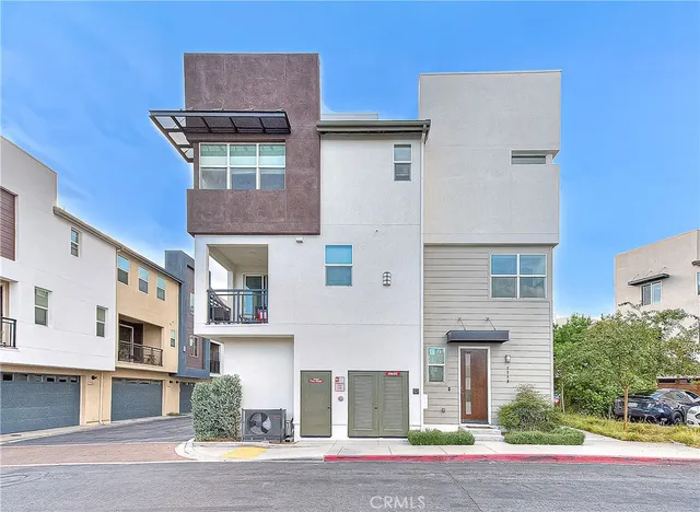 a view of a building with a street
