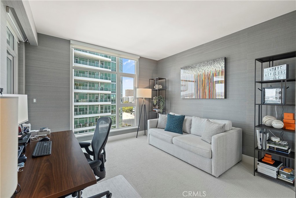 3141 Michelson Drive, Unit 907 Irvine, CA 92612 - Photo 30 of 48 a living room with furniture and a window