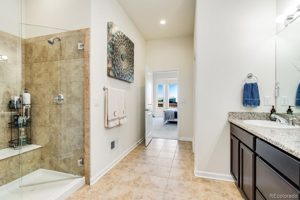 2944 Zephyr Road Fort Collins, CO 80528 - Photo 21 of 35 a bathroom with a sink a toilet and shower