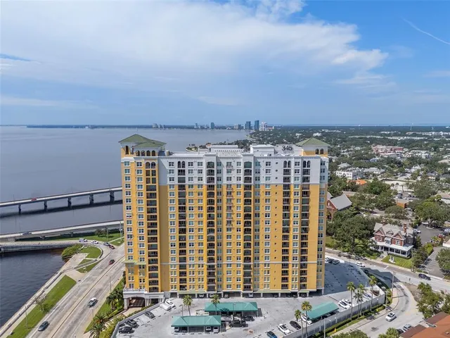 a view of a balcony with an ocean view