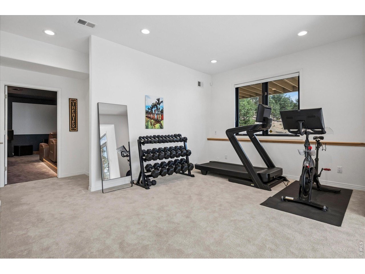 1424 Solitude Lane Evergreen, CO 80439 - Photo 32 of 46 a view of a room with gym equipment